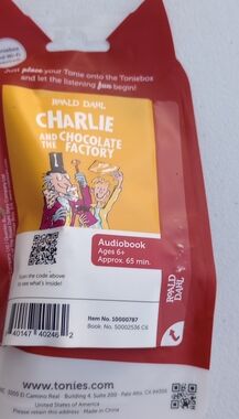 Tonies Roald Dahl Charlie and the Chocolate Factory Audiobook New Sealed Ages 6+